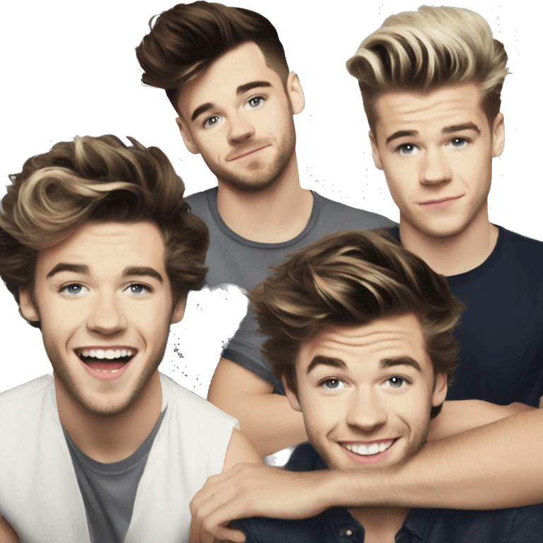 One Direction band photo emoji