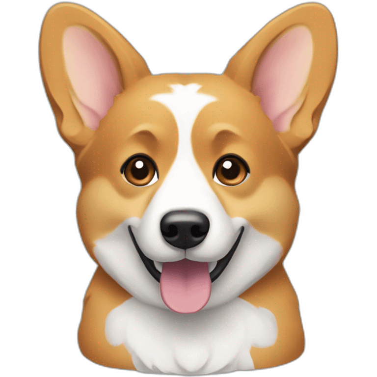 corgi typing keyboard emoji