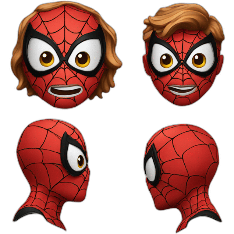 Spider man maigre emoji