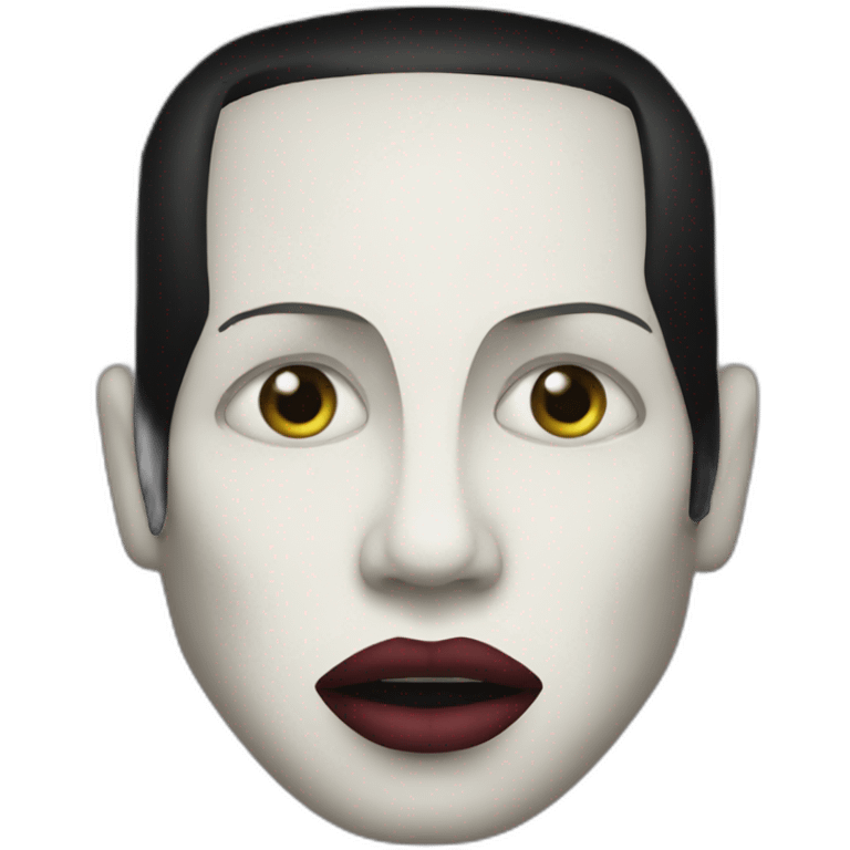 Marilyn manson singer emoji