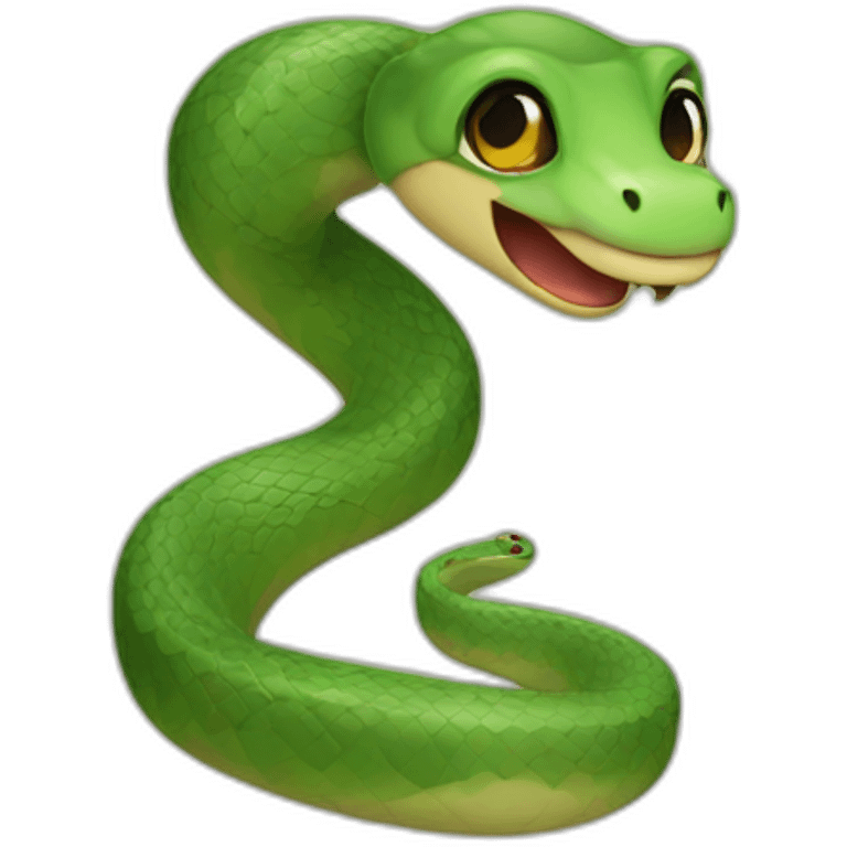 cute-snake emoji