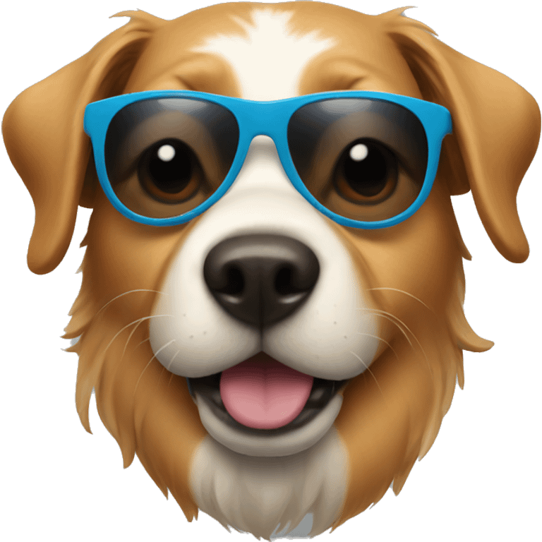 A dog with sunglases emoji