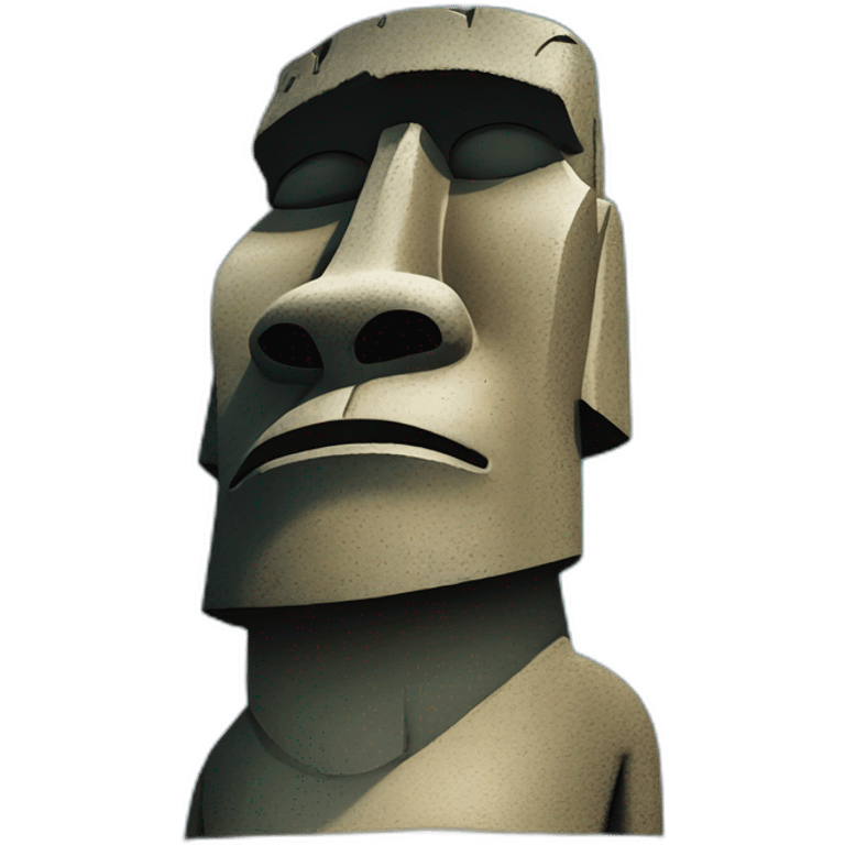 easter island moai emoji