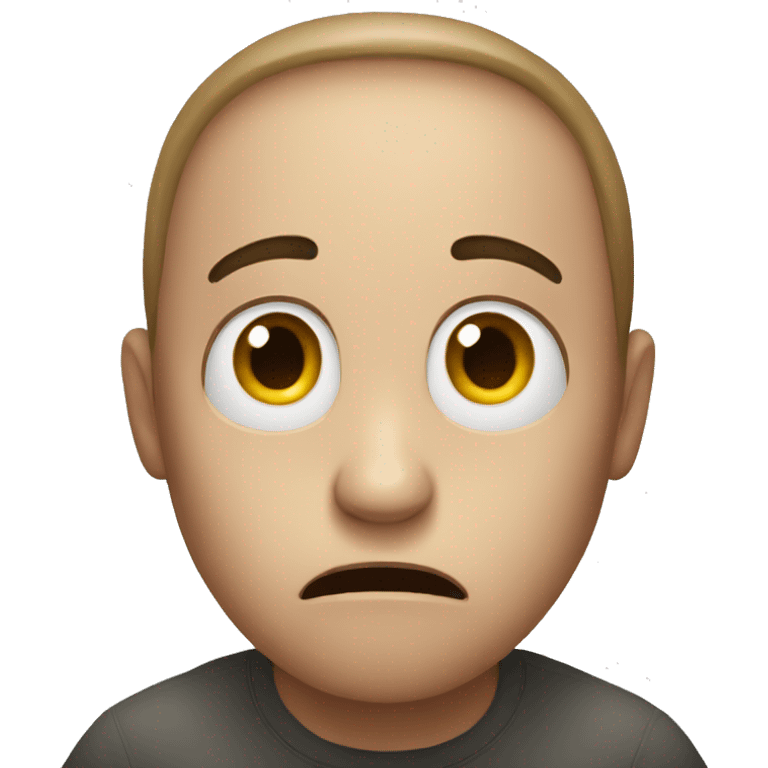 A frightened person emoji