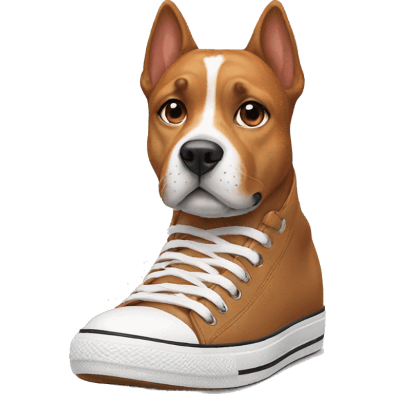 Dog were shoes  emoji