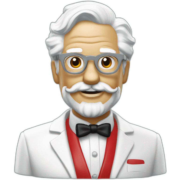 colonel sanders happy meal mcdo emoji