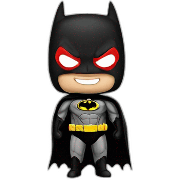 Batman and spider man emoji