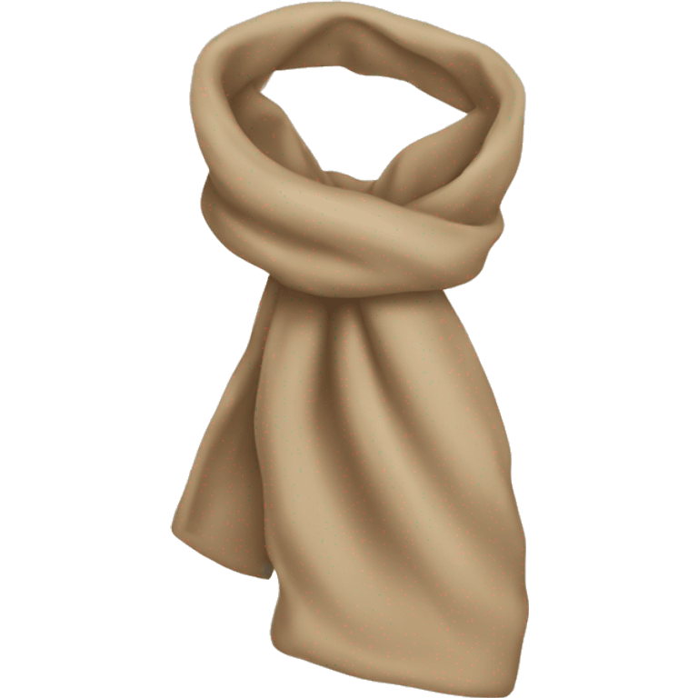 beige muffler emoji