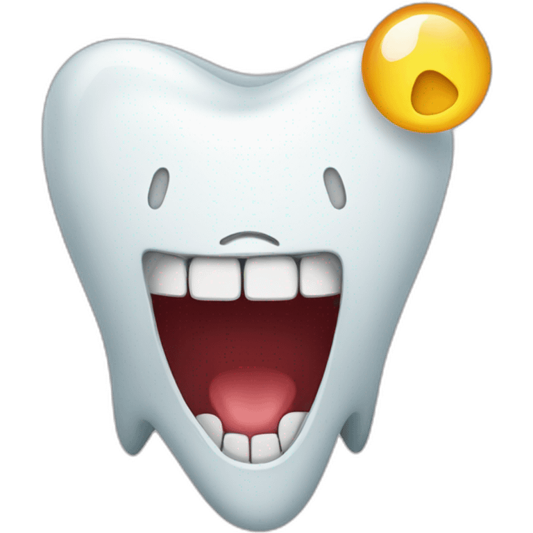 Singing Tooth emoji