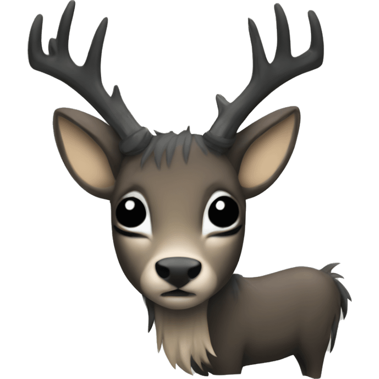 Emo deer emoji