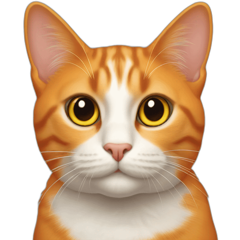 cat orange emoji