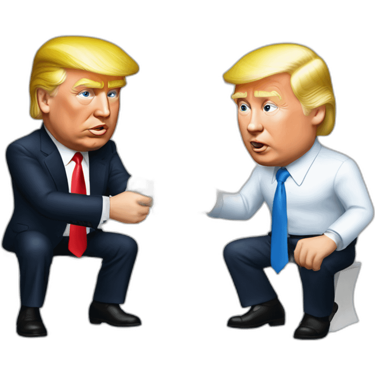 putin selling energy drink to trump emoji