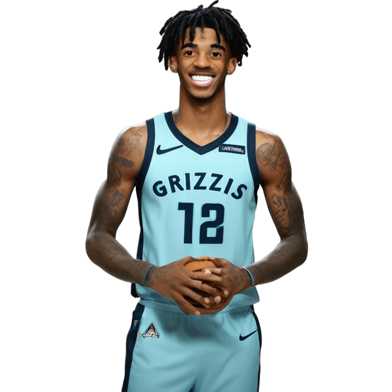 ja morant at memphis grizzlies emoji