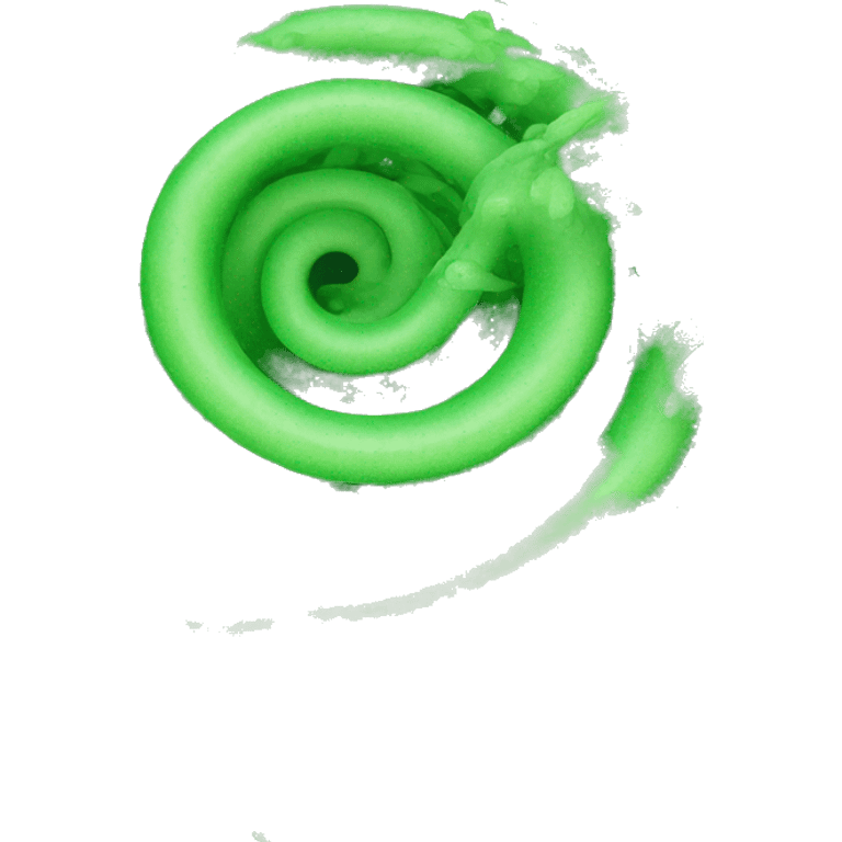 beautiful spiraling algae emoji