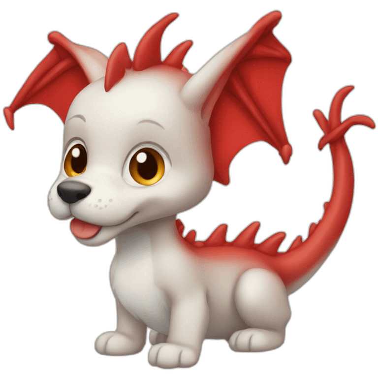 red dragon puppy emoji