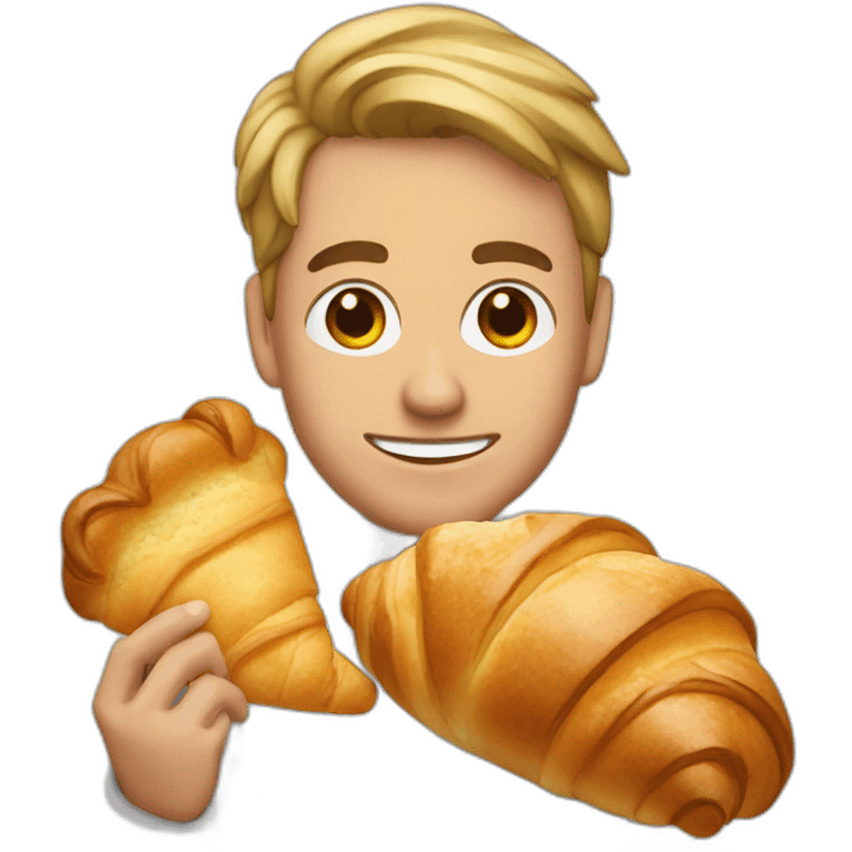 Alex Lacour with a croissant emoji