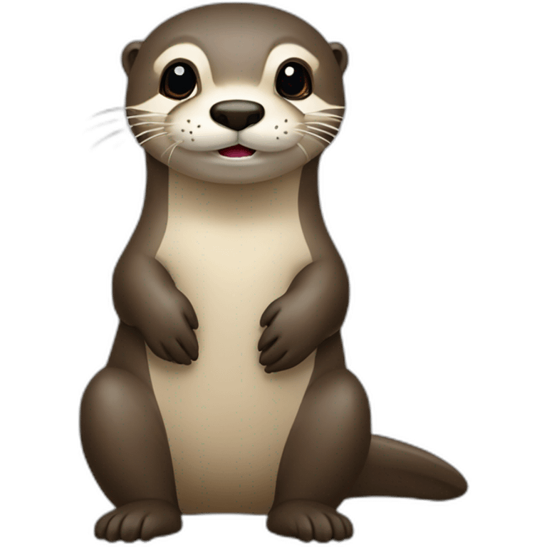 loutre qui révise emoji