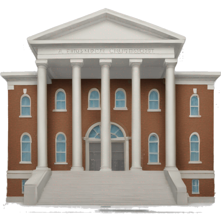 A COURTHOUSE emoji