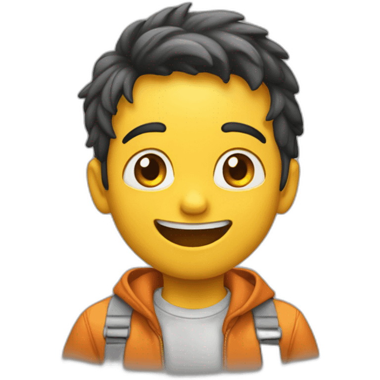 niño riendo emoji