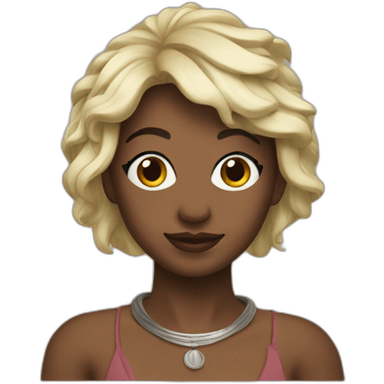 Cincilla white ebony emoji