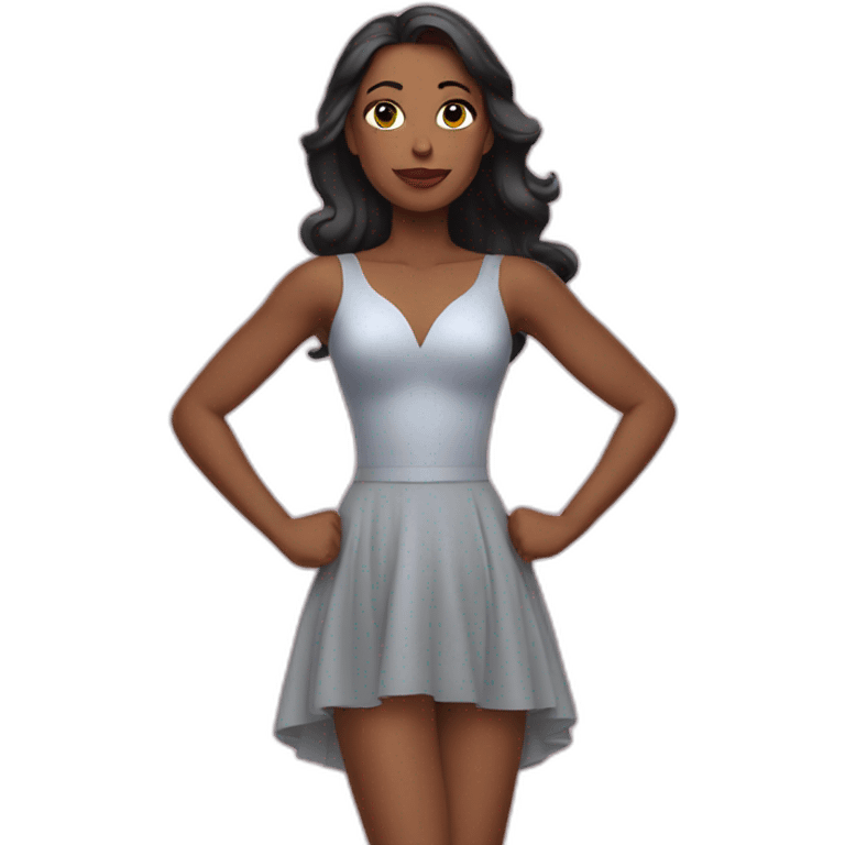 superwoman in dress emoji