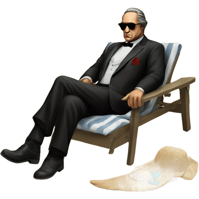 The godfather on the beach emoji