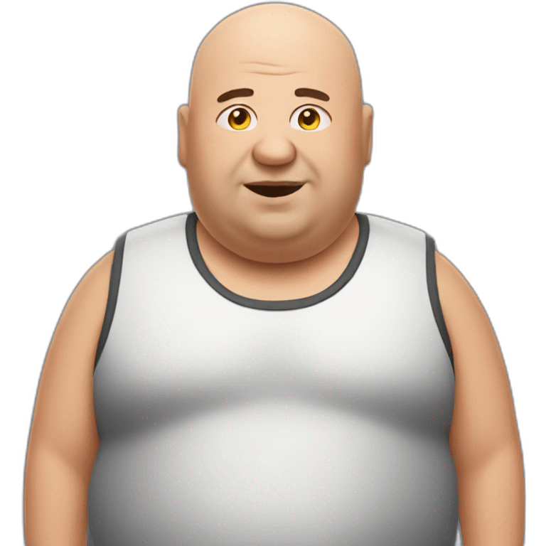 bald fat man emoji