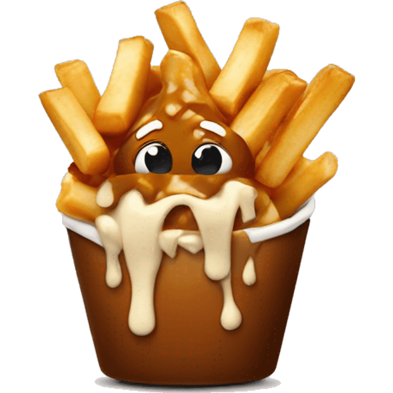 Poutine eat a Poutine emoji