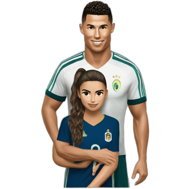 ronaldo and georgina emoji