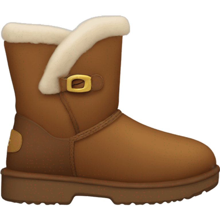 Brown ugg boots emoji