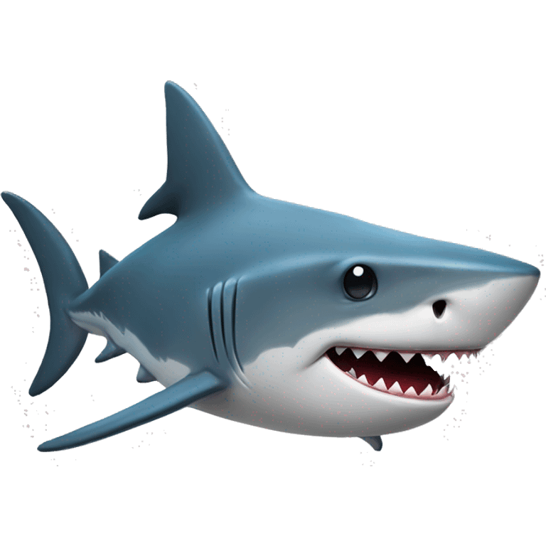 Shark with tophat emoji