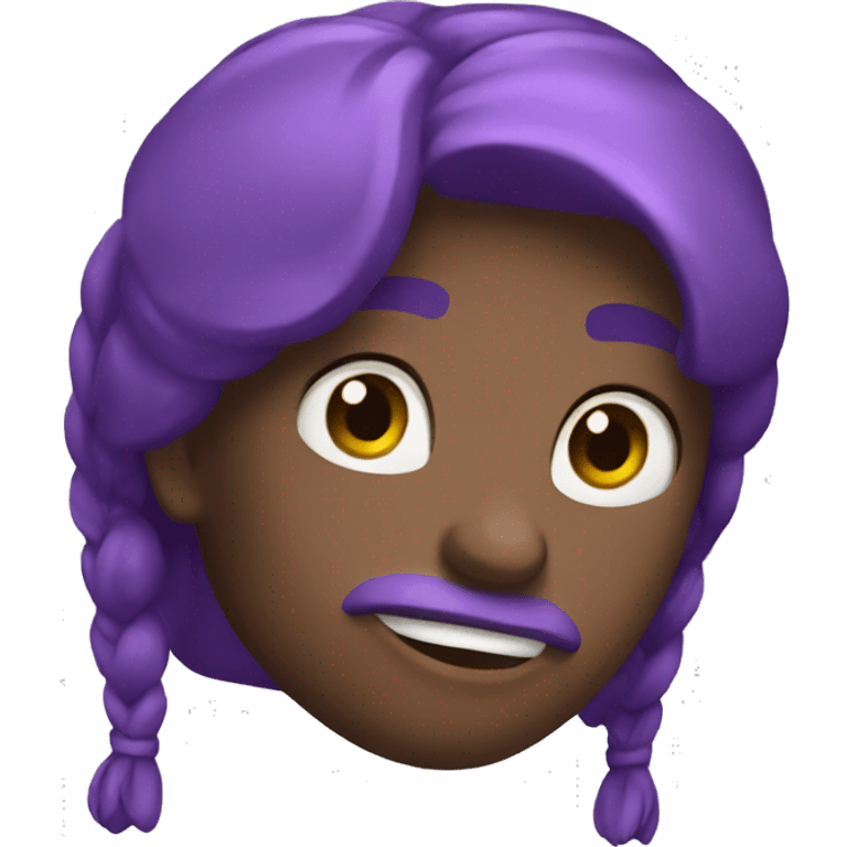 Lazo morado emoji