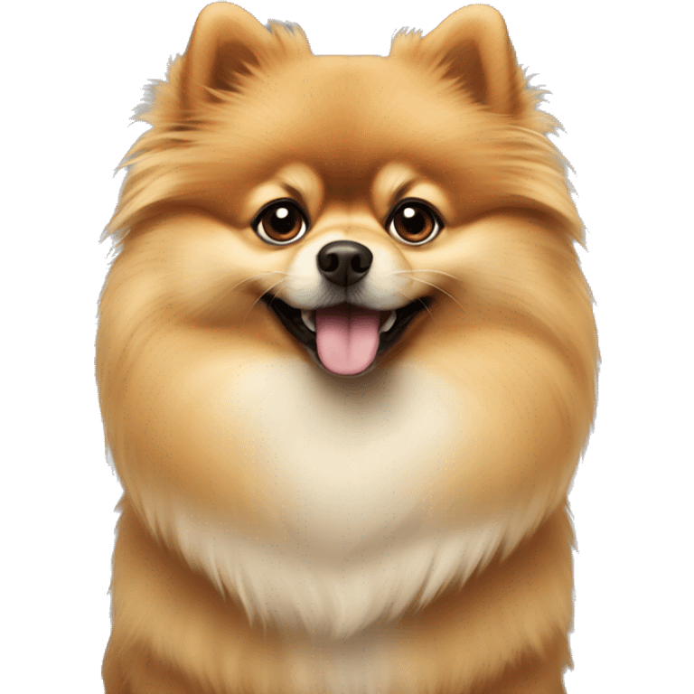 Pomeranian dog emoji