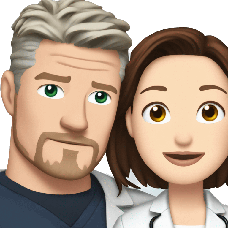 Eric Dane and chyler Leigh in greys anatomy  emoji