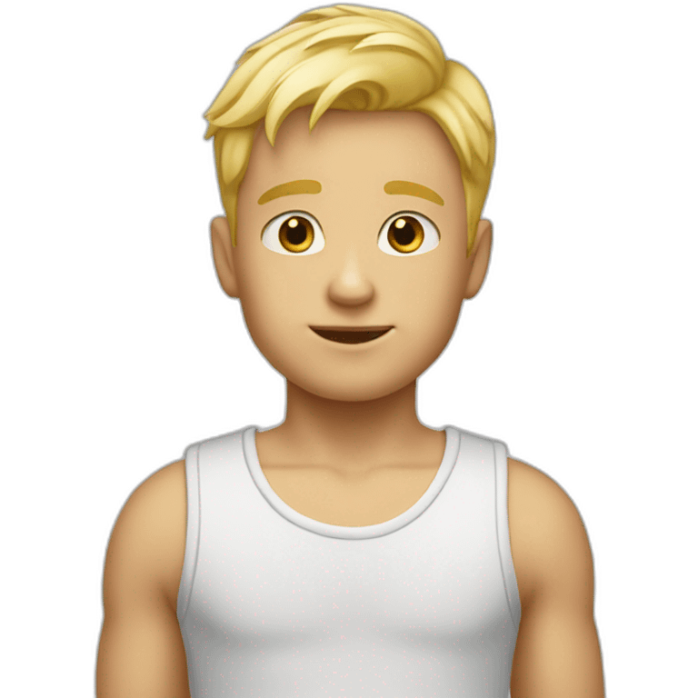 Little blonda boy emoji