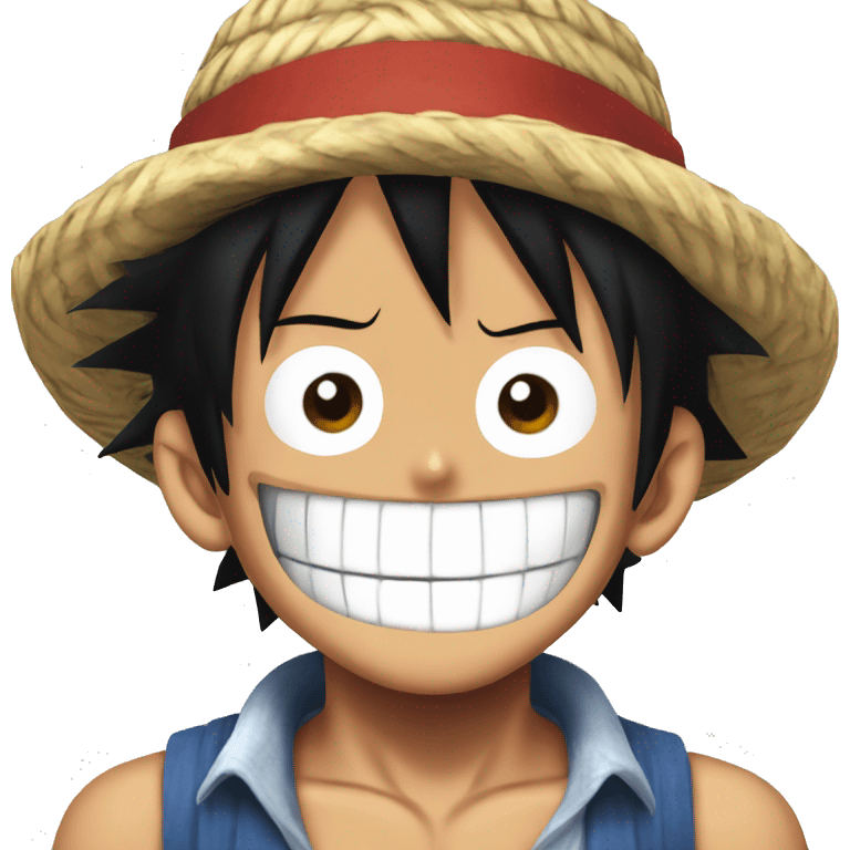 one piece monkey d luffy emoji