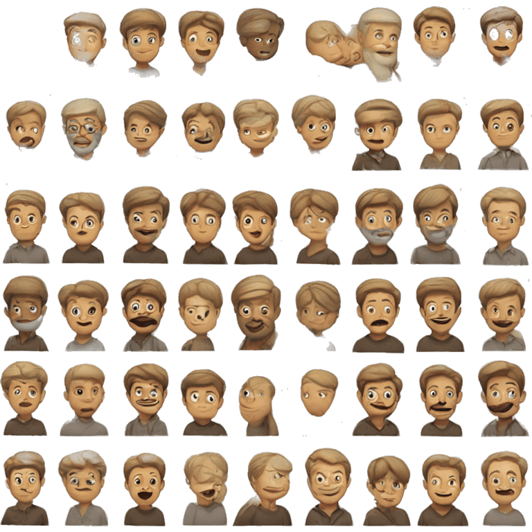 коричневый пудель emoji