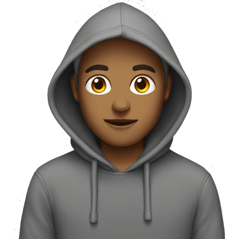 grey hoodie emoji