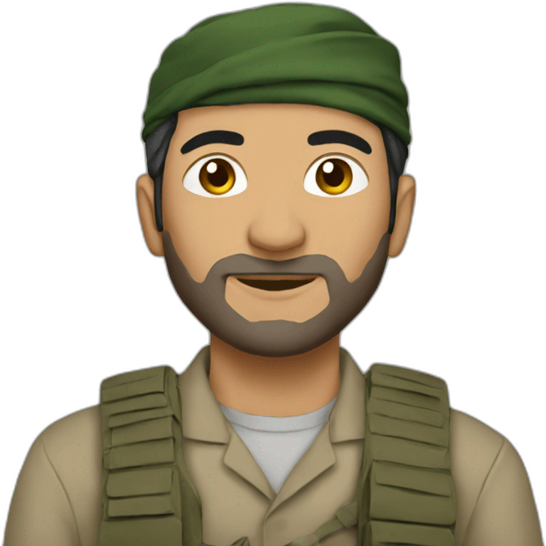 Afghan freedom fighet emoji