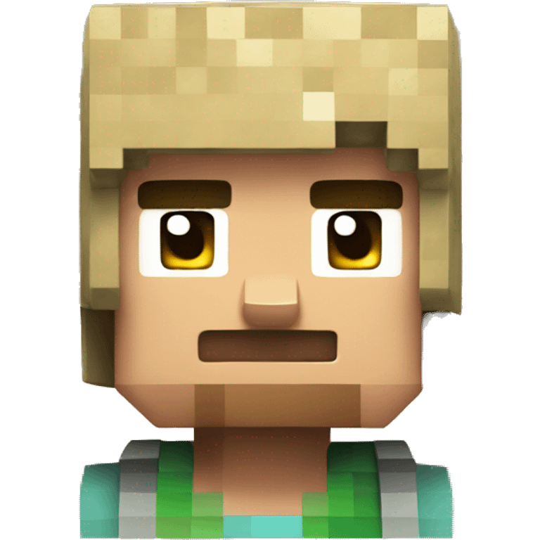 Minecraft Steve emoji