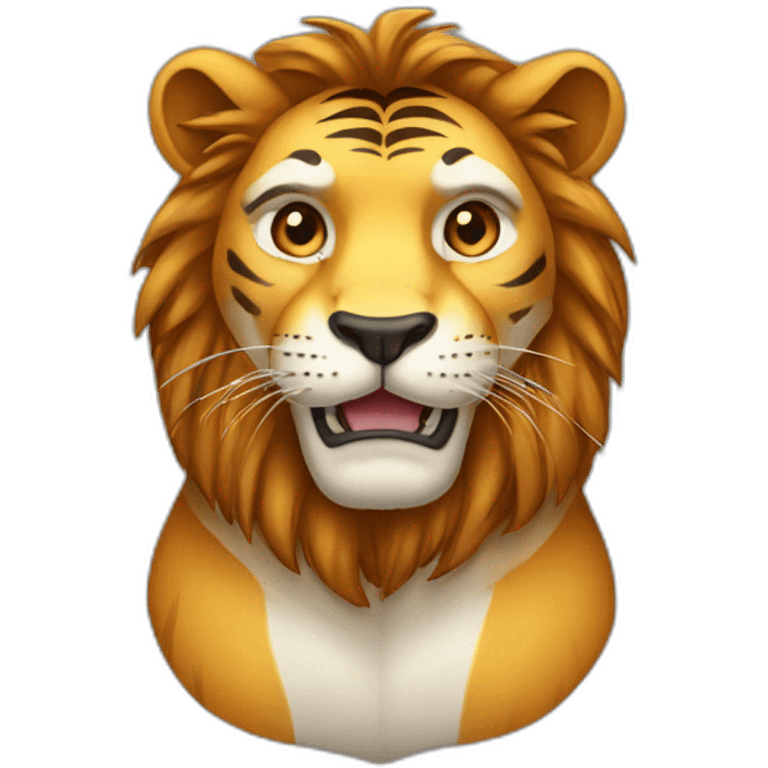 Lion tiger emoji