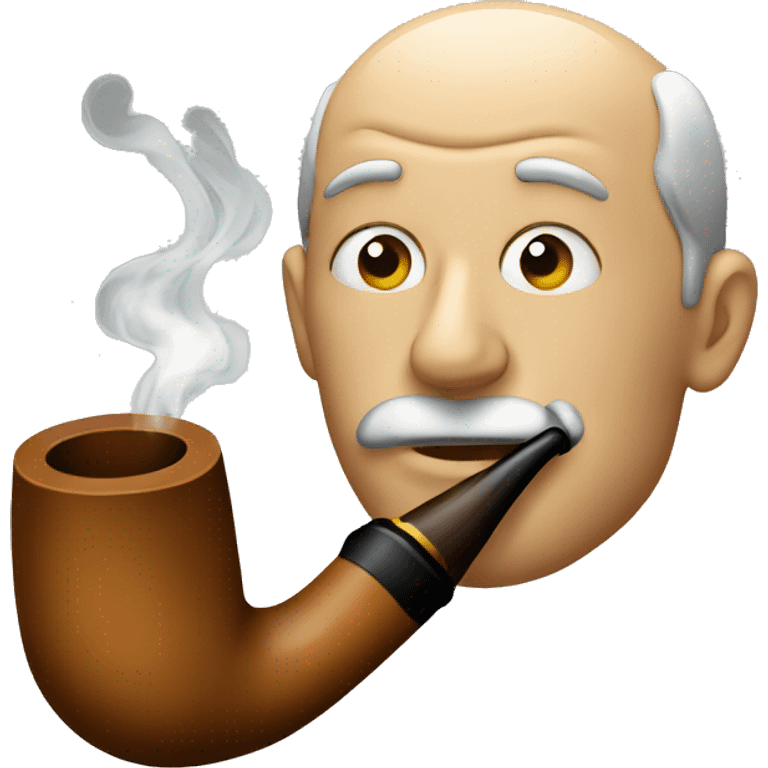 smoking a pipe emoji