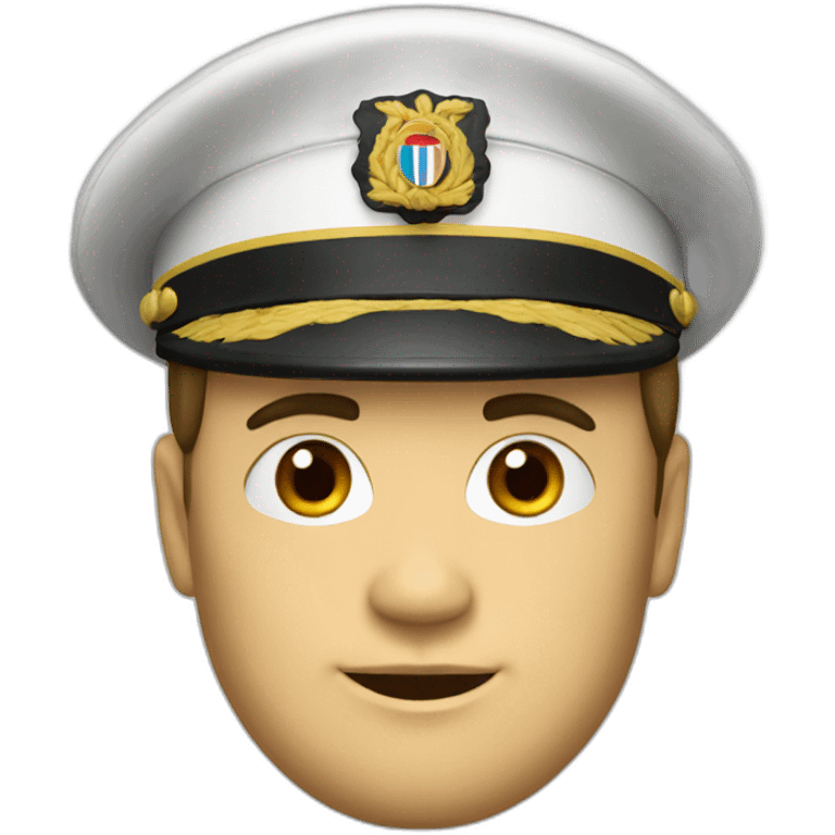 Create an emoji representing a lieutenant of the French army in 1990 emoji