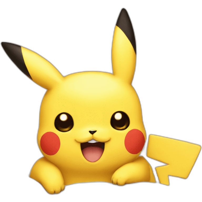 Pikachu saying goodnight emoji