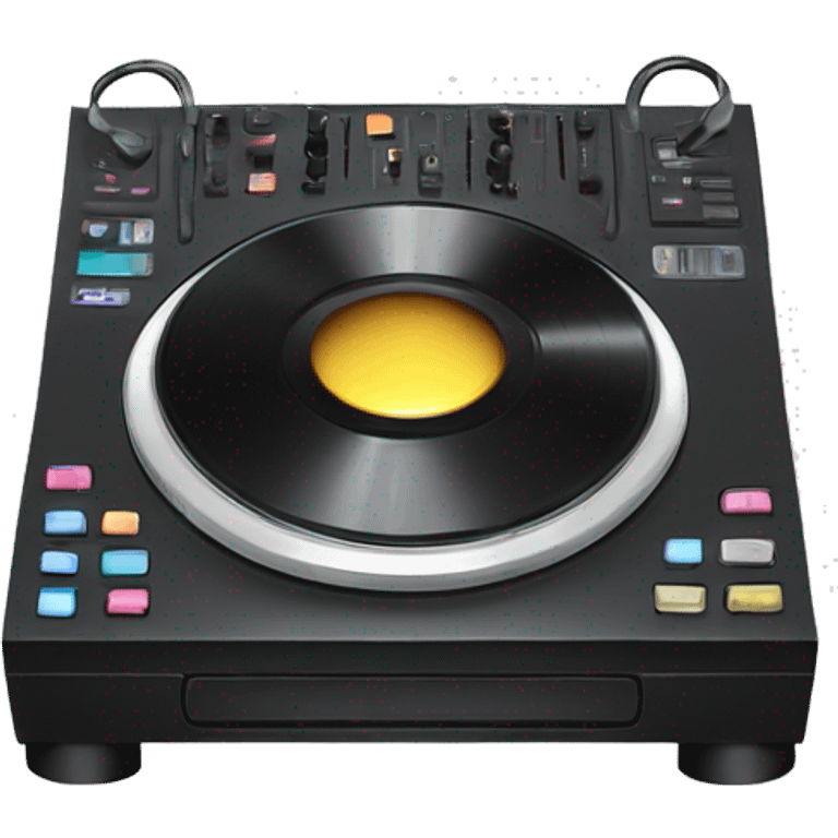 A dj deck emoji