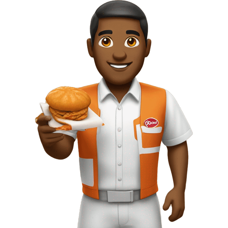 Popeyes employee emoji