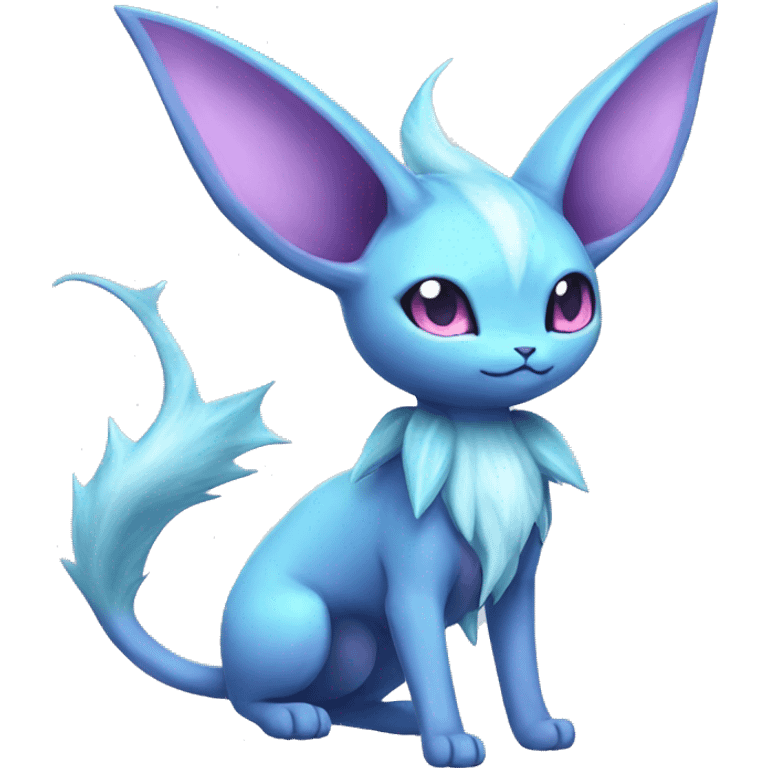 Espeon-Vaporeon full body emoji