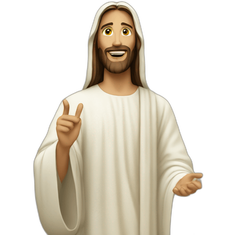 jesus is raving emoji