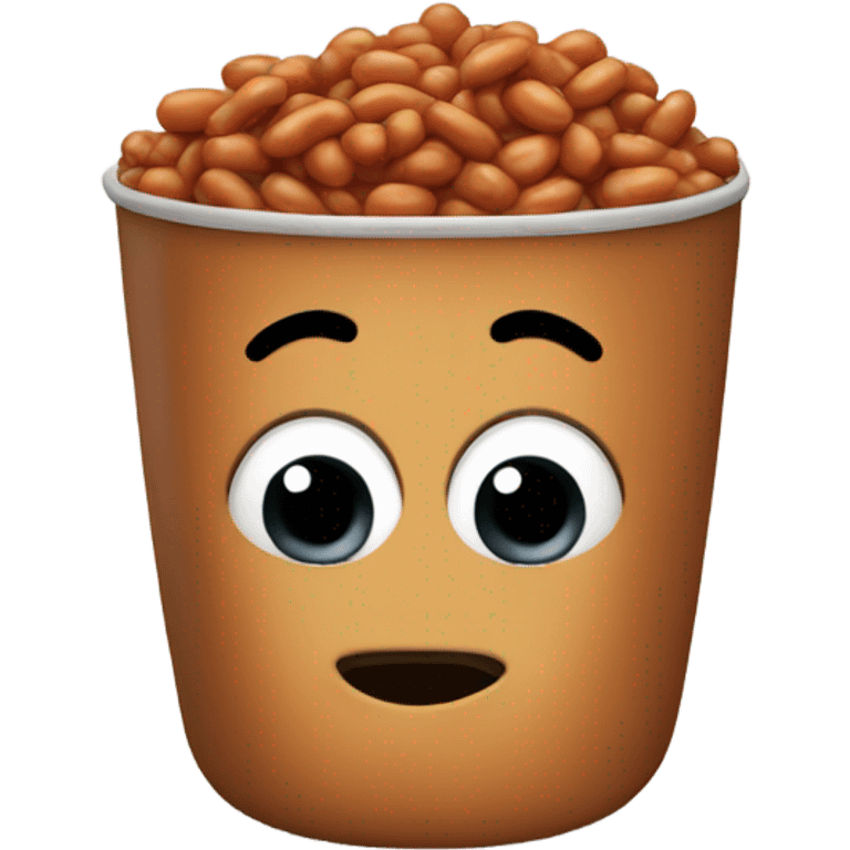 Four baked beans emoji