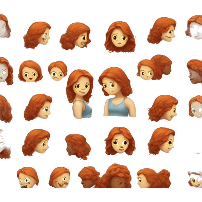 Redhead girl  emoji